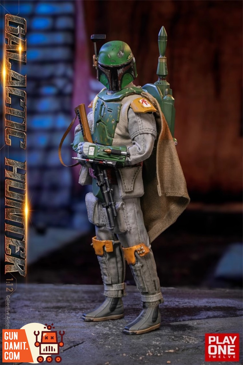 Play One Twelve 1/12 POT-0006 Galactic Hunter Boba Fett Deluxe