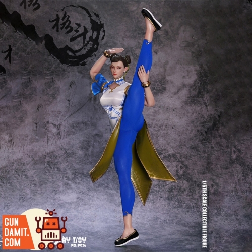 PLAY TOY 1/6 フィーメイル ファイター ブルー.Ver P020-B PLAY TOYS 1/6 P020-B FEMALE FIGHTER CAMMY BLUE – One Man's Hobby