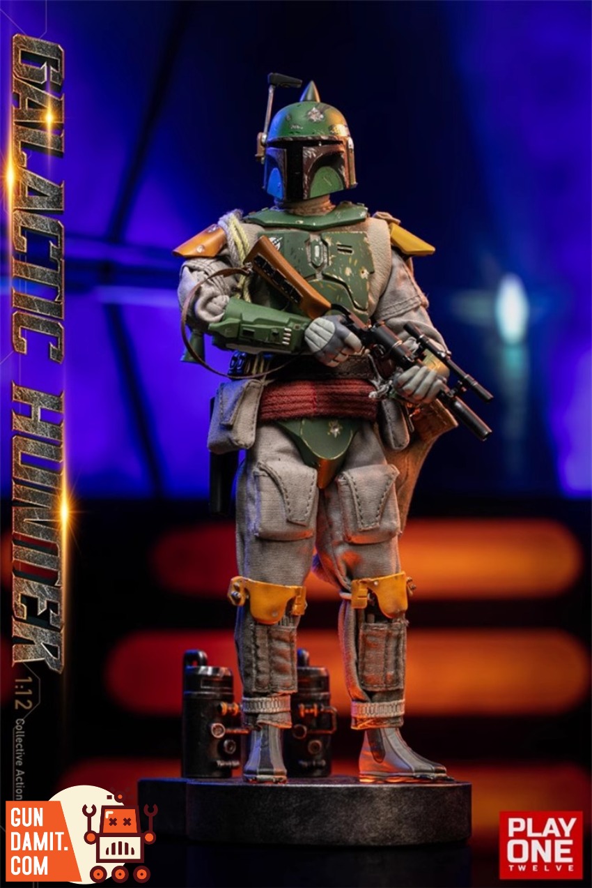 Play One Twelve 1/12 POT-0006 Galactic Hunter Boba Fett Deluxe