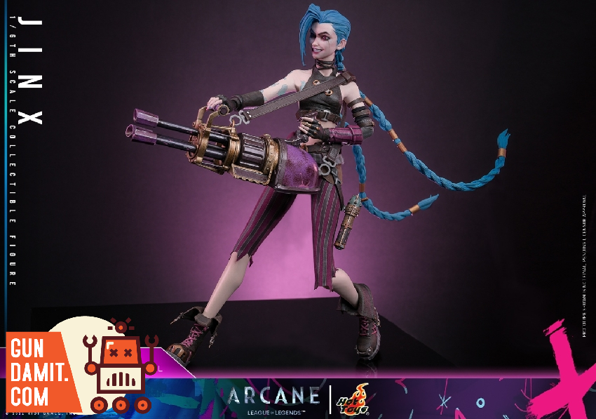 【海外限定版】HOTTOYS Arcane jinx ジンクス フィギュア Jinx Sixth Scale Figure by Hot Toys | Sideshow Collectibles