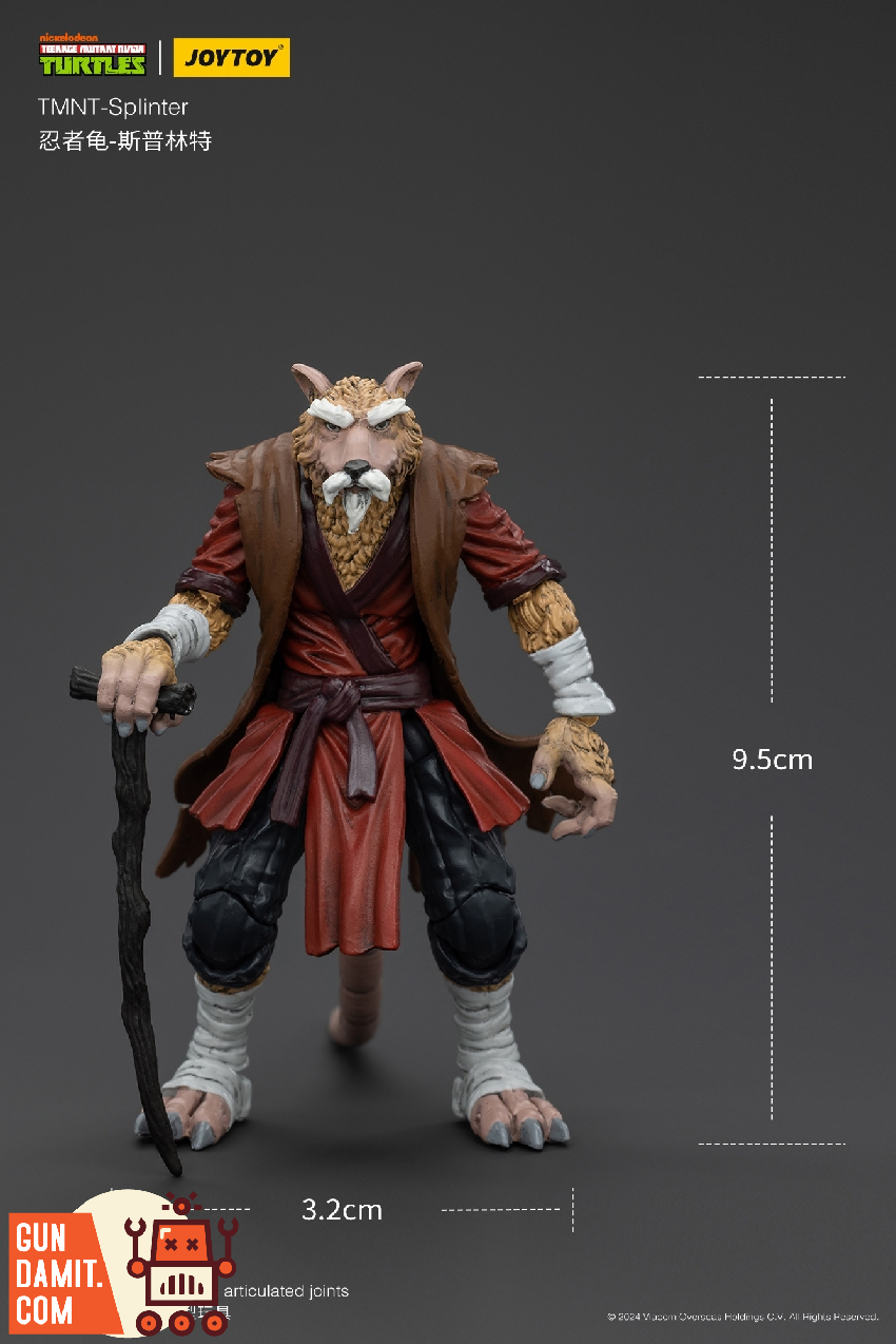 JoyToy Source 1/18 Teenage Mutant Ninja Turtles TMNT Splinter