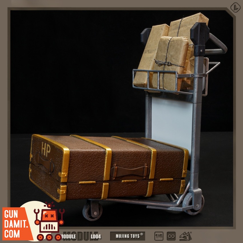 MOjing Toys 1/6 L004B Module Series L004 Harry Potter Luggage Cart and Luggage