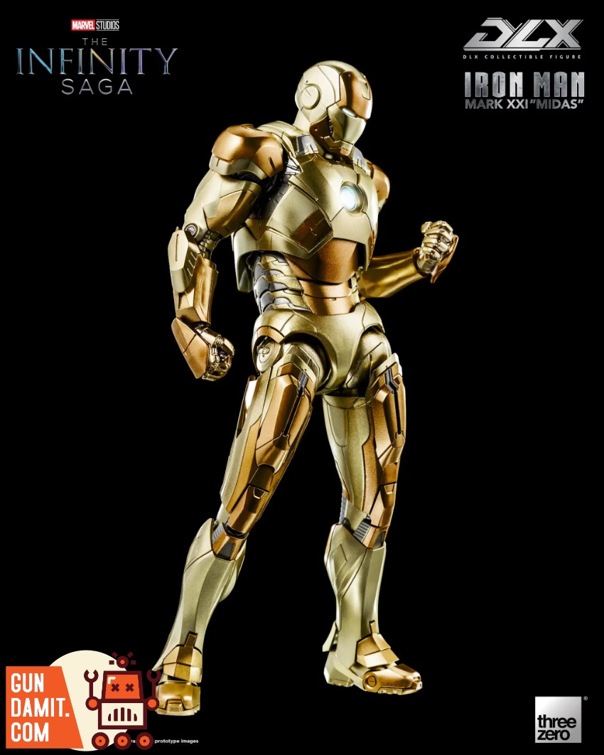 Threezero The Infinity Saga DLX Iron Man Mark 21 Midas