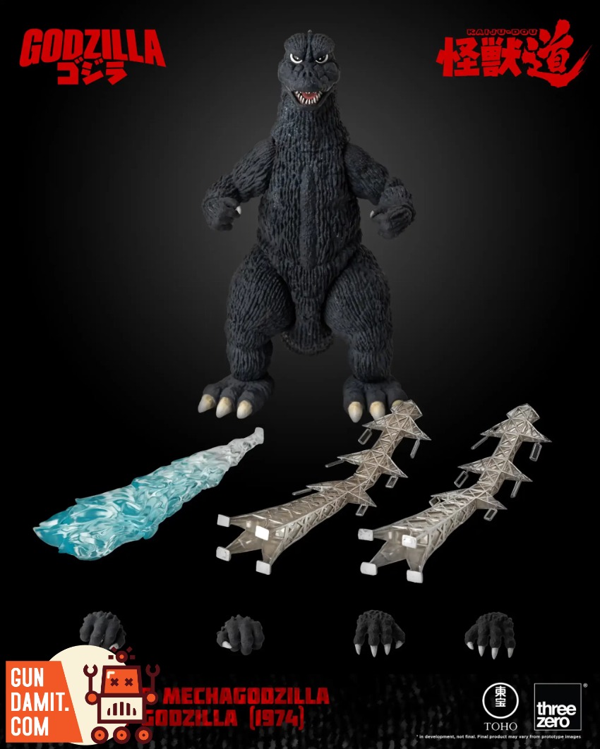 Threezero Godzilla Vs Mechagodzilla Kaiju-Dou Godzilla 1974