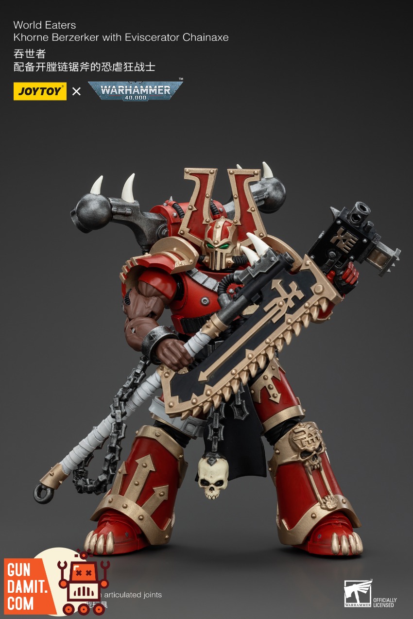 JoyToy Source 1/18 Warhammer 40K World Eaters Khorne Berzerker