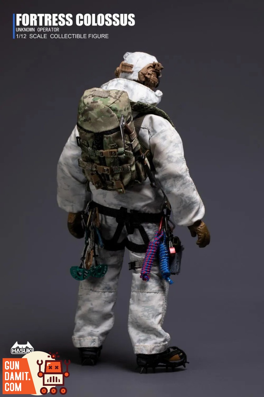 ミリタリー HASUKI SALVO Black Ops Unkown Operator Hasuki Salvo Black Ops Operator Unknown 1:12 Scale Figure