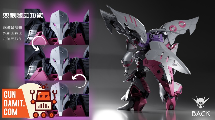 YIYA-G 1/120 AMX-004 Q-beley Queen's Vehicle Regular Version Model