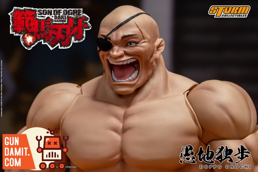 Storm Toys 1/12 KIBK06 Son of Ogre Baki Hanma Doppo Orochi