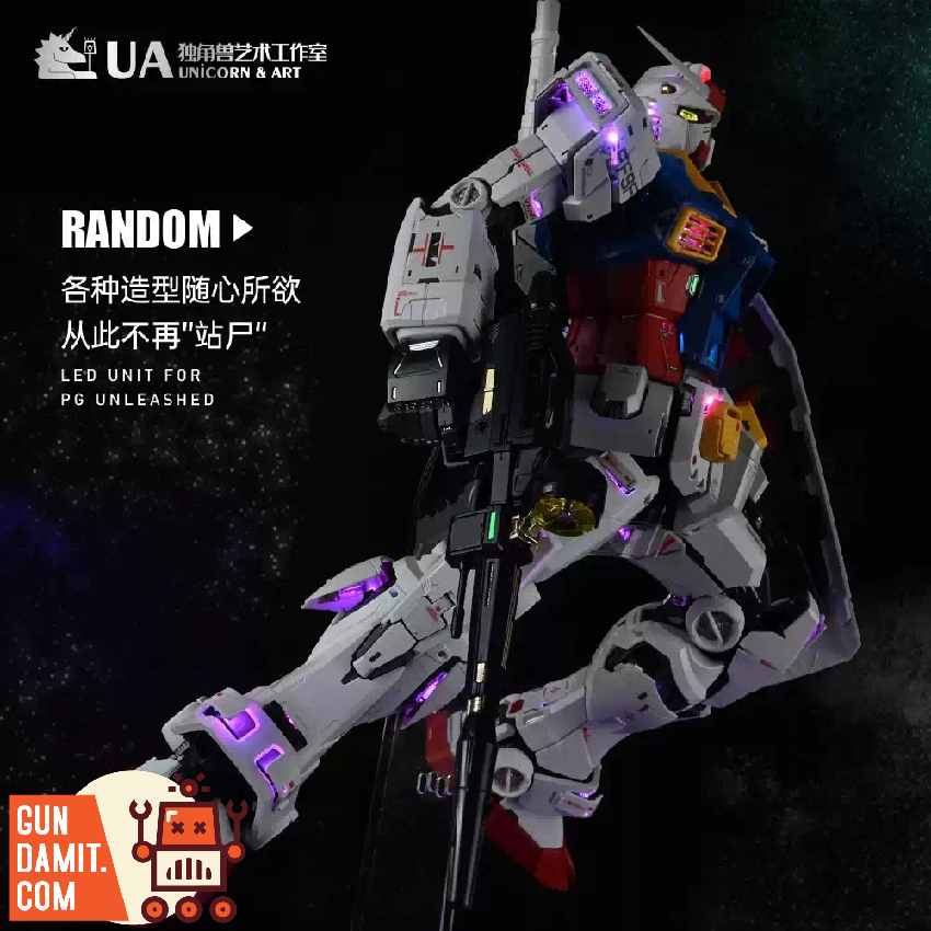 Unicorn Art LED Units for 1/60 PG UNLEASHED RX-78-2 Gundam Deluxe