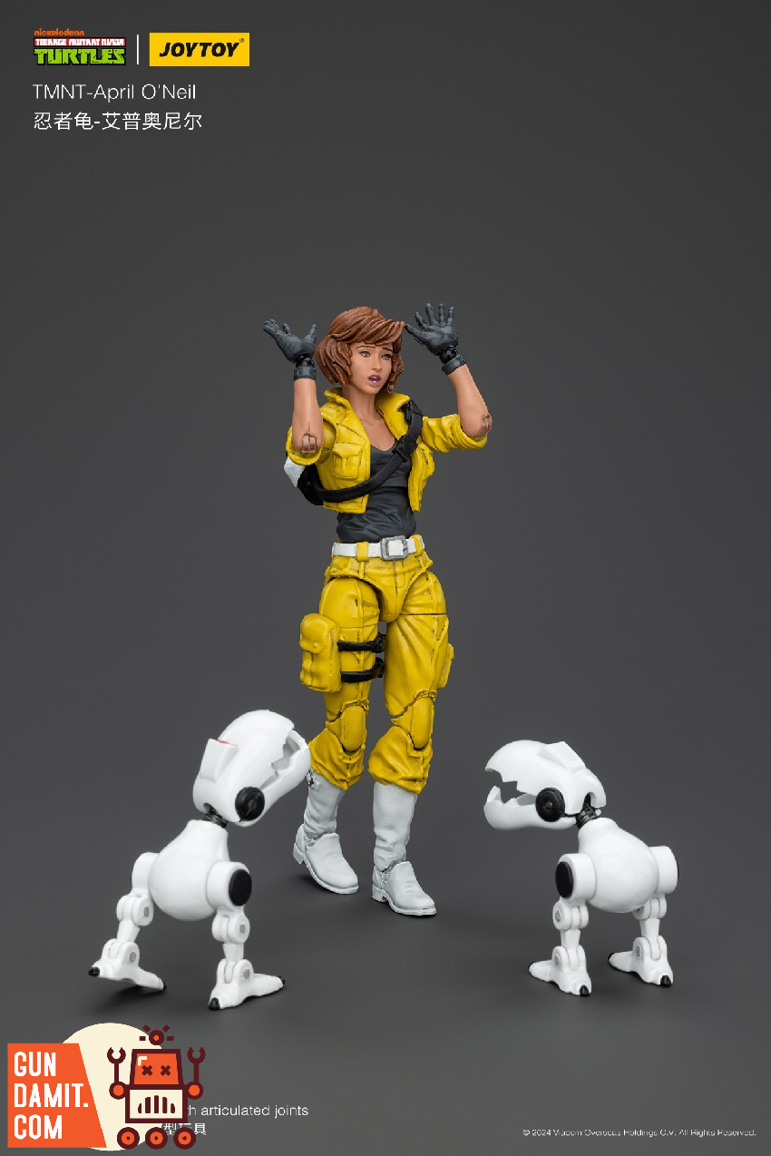 HiPlay JOYTOY TMNT 1/18 April O'Neil JT00669 Action figure