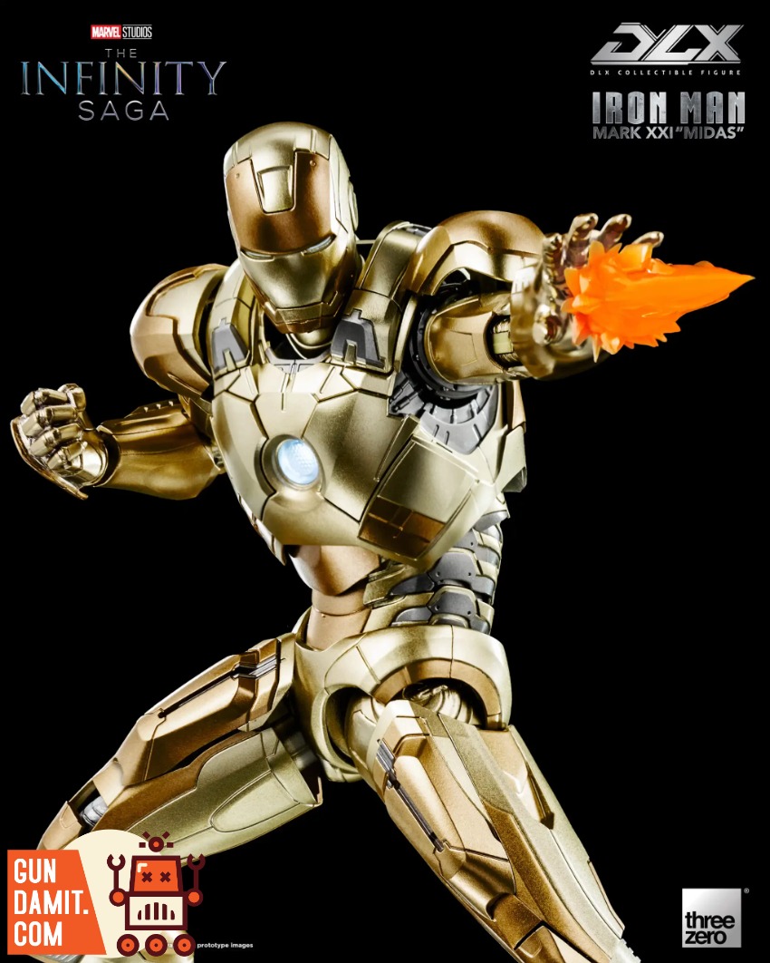 Threezero The Infinity Saga DLX Iron Man Mark 21 Midas
