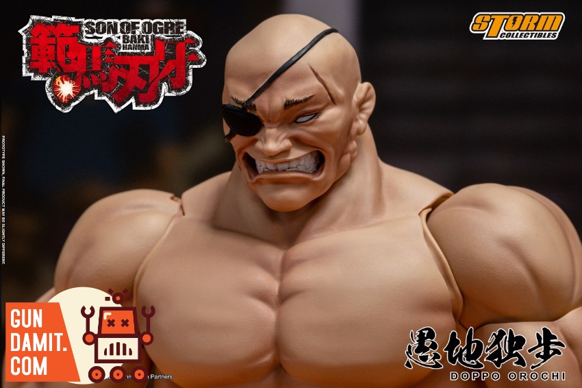 Storm Toys 1/12 KIBK06 Son of Ogre Baki Hanma Doppo Orochi