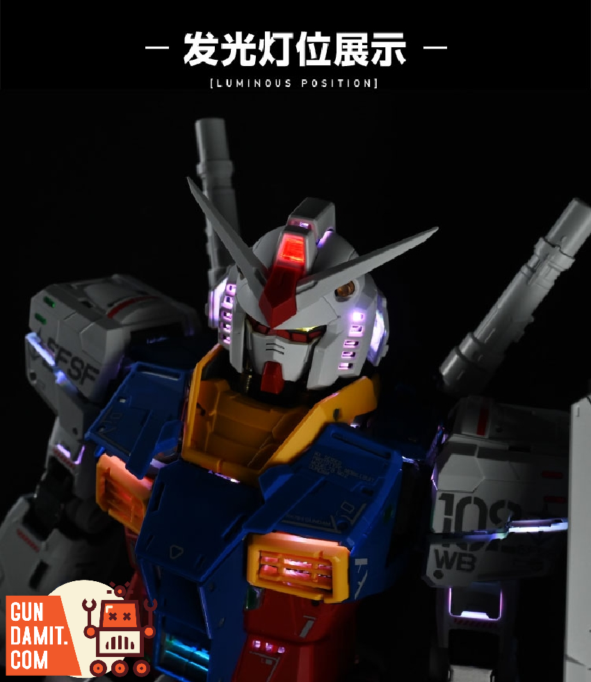 Unicorn Art LED Units for 1/60 PG UNLEASHED RX-78-2 Gundam Deluxe