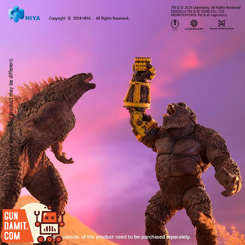 Hiya Toys EBG0433 Exquisite Basic Series Godzilla Vs. Kong 2 Rise