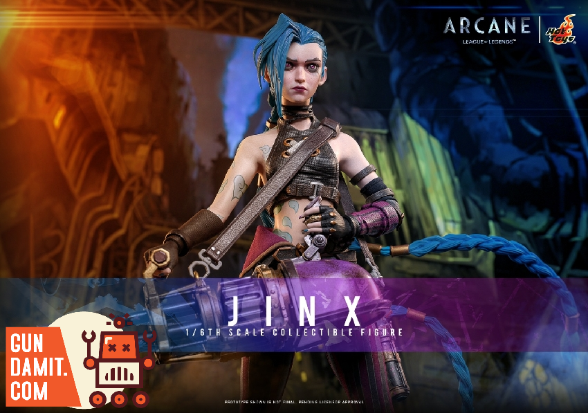 Pre-Order] HotToys 1/6 TMS137 Arcane: League of Legends Jinx,Hot Toys