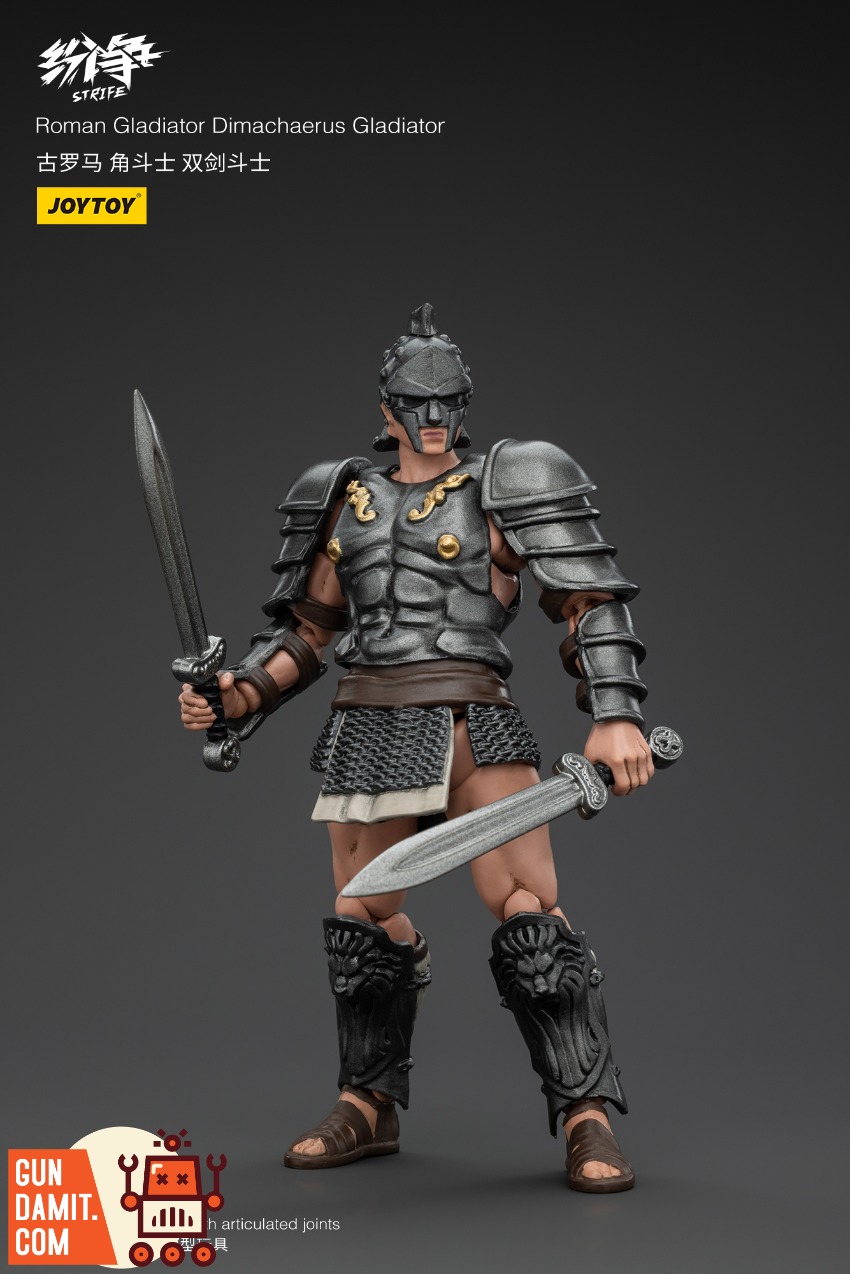 JoyToy Source 1/18 Strife Roman Gladiator Dimachaerus Gladiator