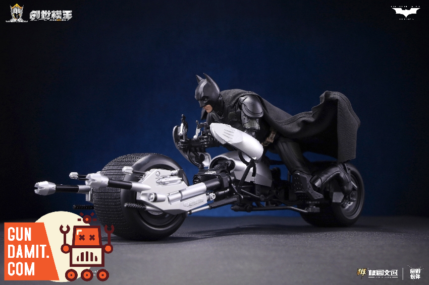 ModoKing 1/12 The Dark Knight Batman & Batcycle Model Kit Limit