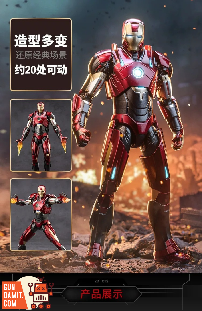 ZT Toys 1/10 Iron Man 3 Iron Man MK16 - GunDamit Store