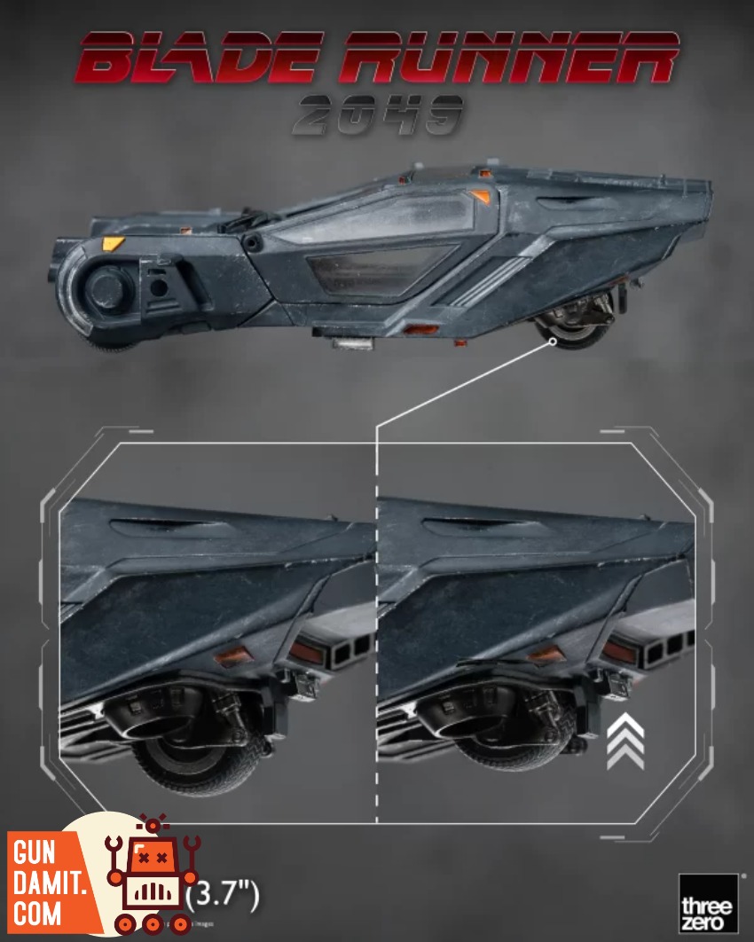 Threezero Blade Runner 2049 K's Spinner - GunDamit Store