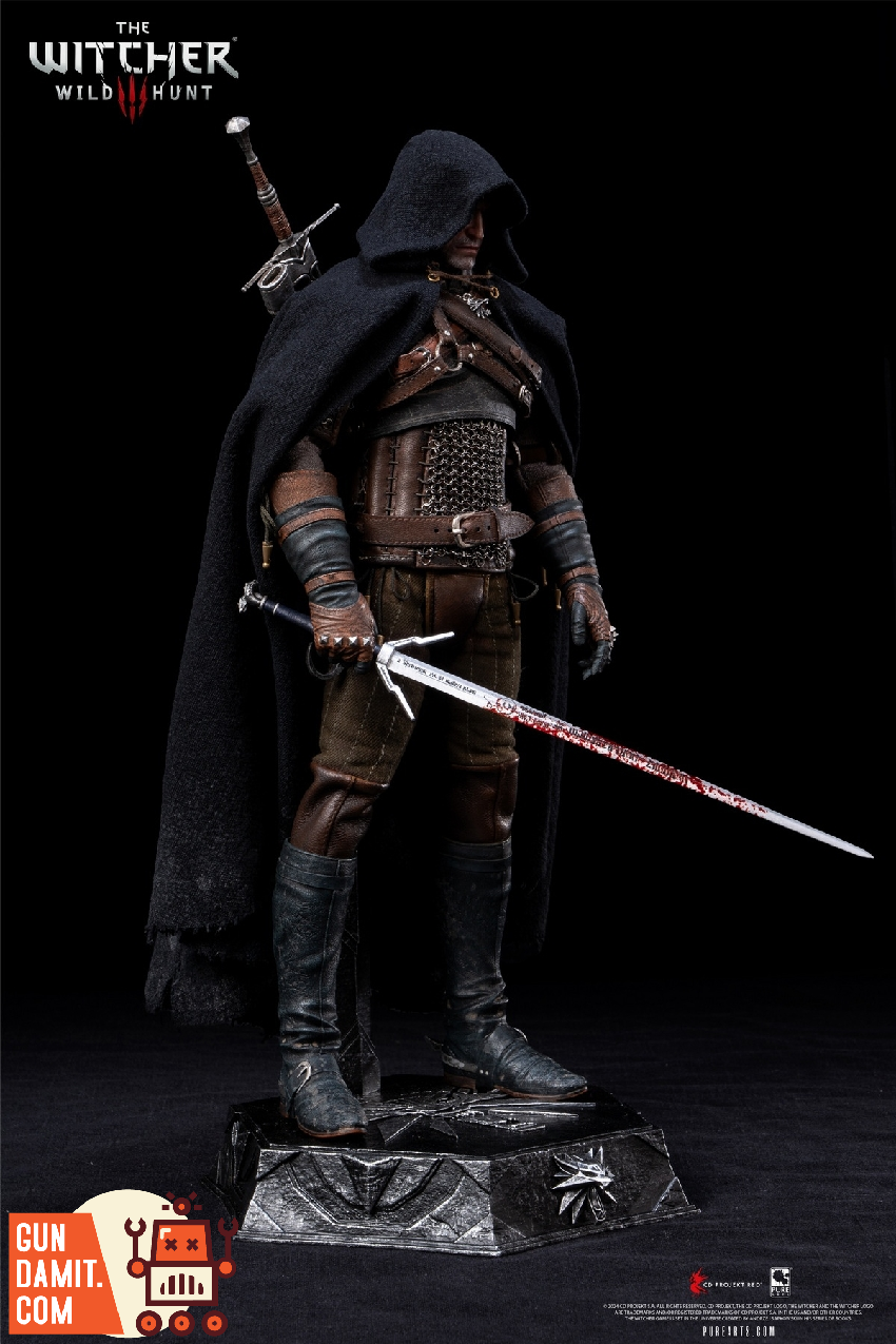 The Witcher Wild Hunt Geralt フィギュア The Witcher 3: Wild Hunt Geralt of Rivia 1/6 Scale Premium