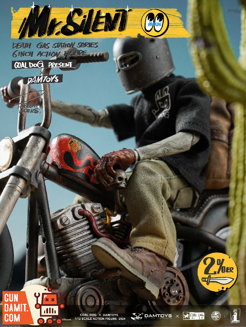 DAMTOYS X COALDOG PES038 Death Gas Station Series Mr.silent