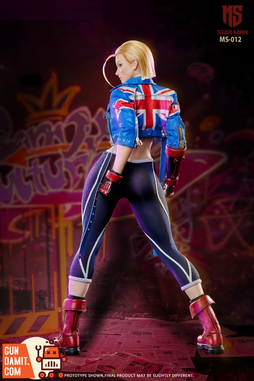 キャミィ風　アクションフィギュア　1/6　STAR MAN 　MS-012 New STAR MAN MS-012 1/6 Street Girl Female Fighter 6 Cammy
