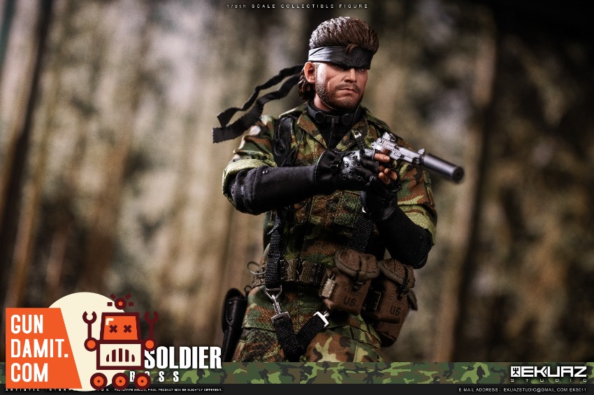 EKUAZ Studio 1/6 EKS011 Metal Giant Soldier Snake Boss Erdl Camo