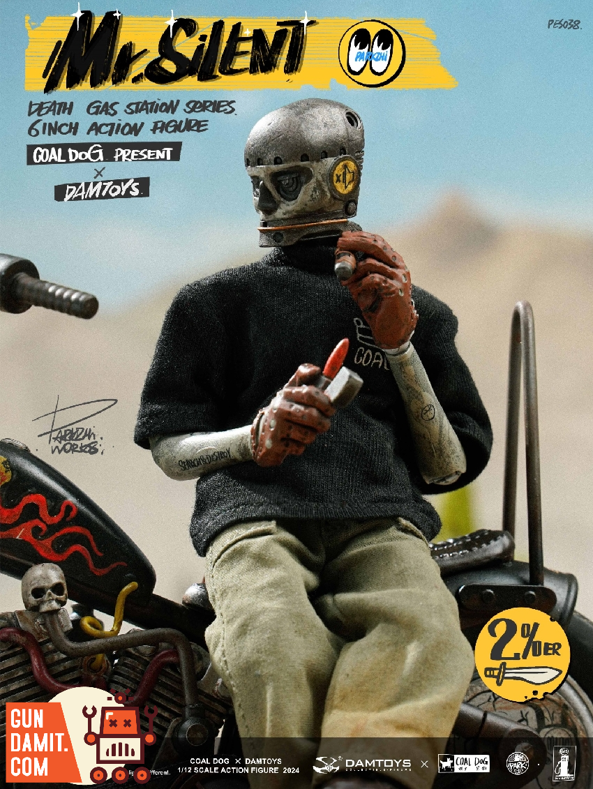 DAMTOYS X COALDOG PES038 Death Gas Station Series Mr.silent