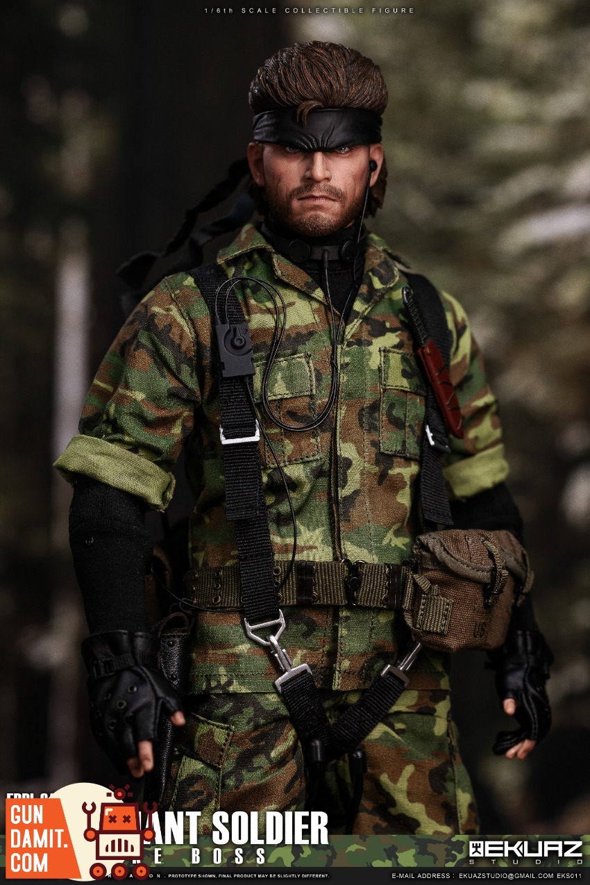 EKUAZ Studio 1/6 EKS011 Metal Giant Soldier Snake Boss Erdl Camo
