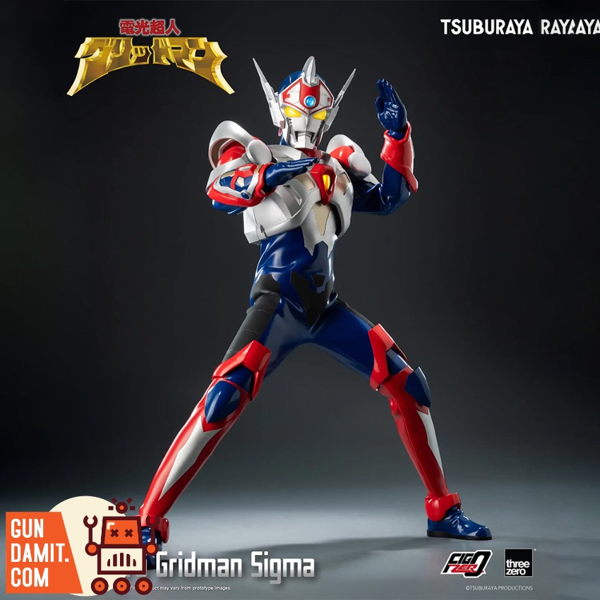 Threezero 3Z0907 FigZero Gridman the Hyper Agent: Revenge of Neo Evil Lord Gridman Sigma