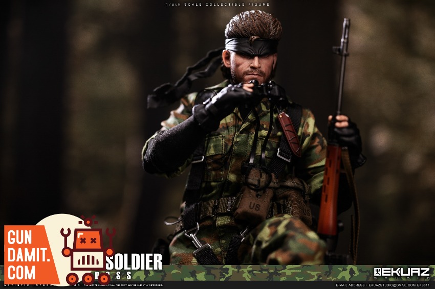 RINSUKAM　 軍子 Black-Studio EKUAZ Studio 1/6 EKS011 Metal Giant Soldier Snake Boss Erdl