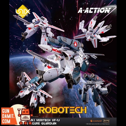 Unix Square A-Action Veritech VF-1J Action Figure Deluxe Pack