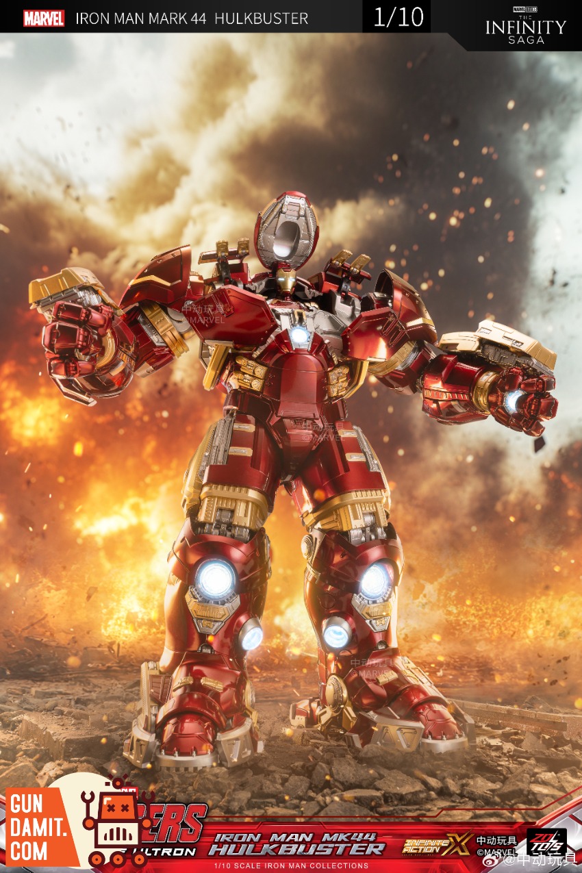 ZT Toys 1/10 Avengers: Age of Ultron Iron Man Hulkbuster MK44