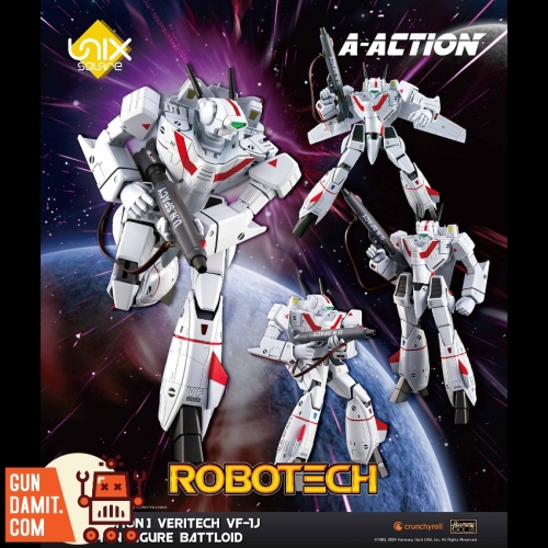 Unix Square A-Action Veritech VF-1J Action Figure Battloid Mode