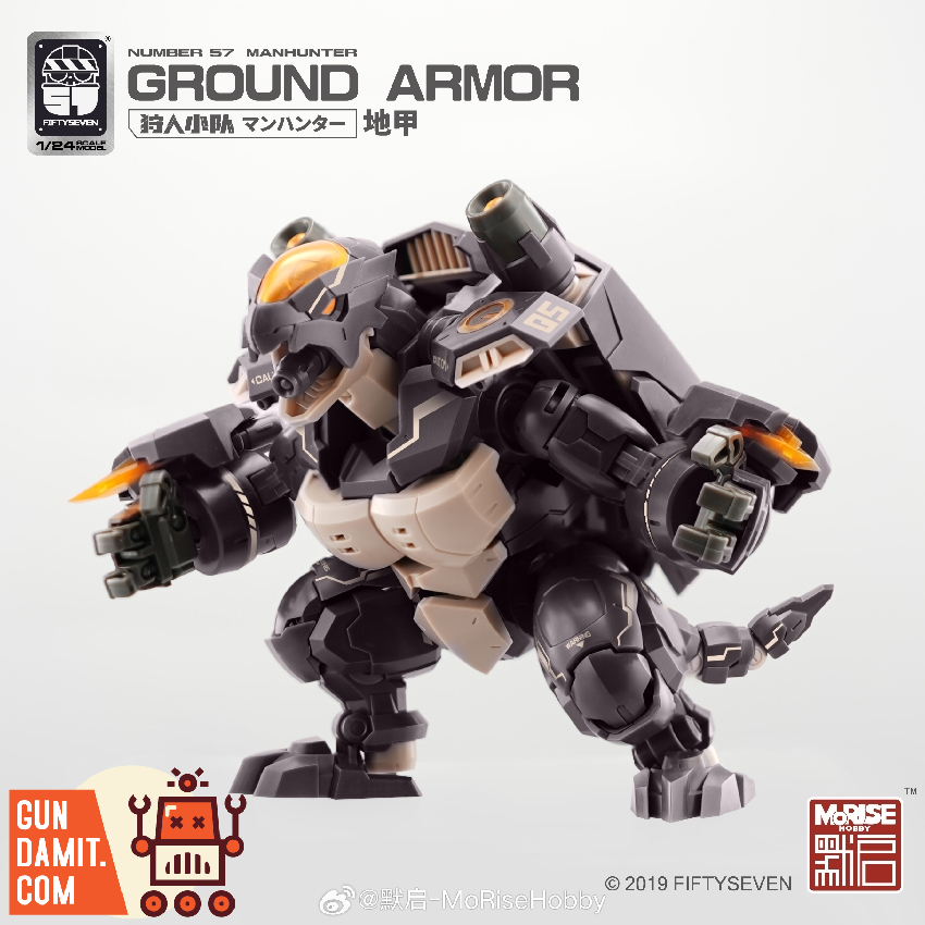 No.57 1/24 Man Hunter Ground Armor Model Kit- GunDamit Store