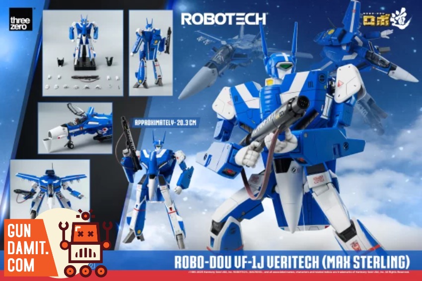 Threezero Robotech RoBo-Dou VF-1J Veritech Max Sterling - GunDamit