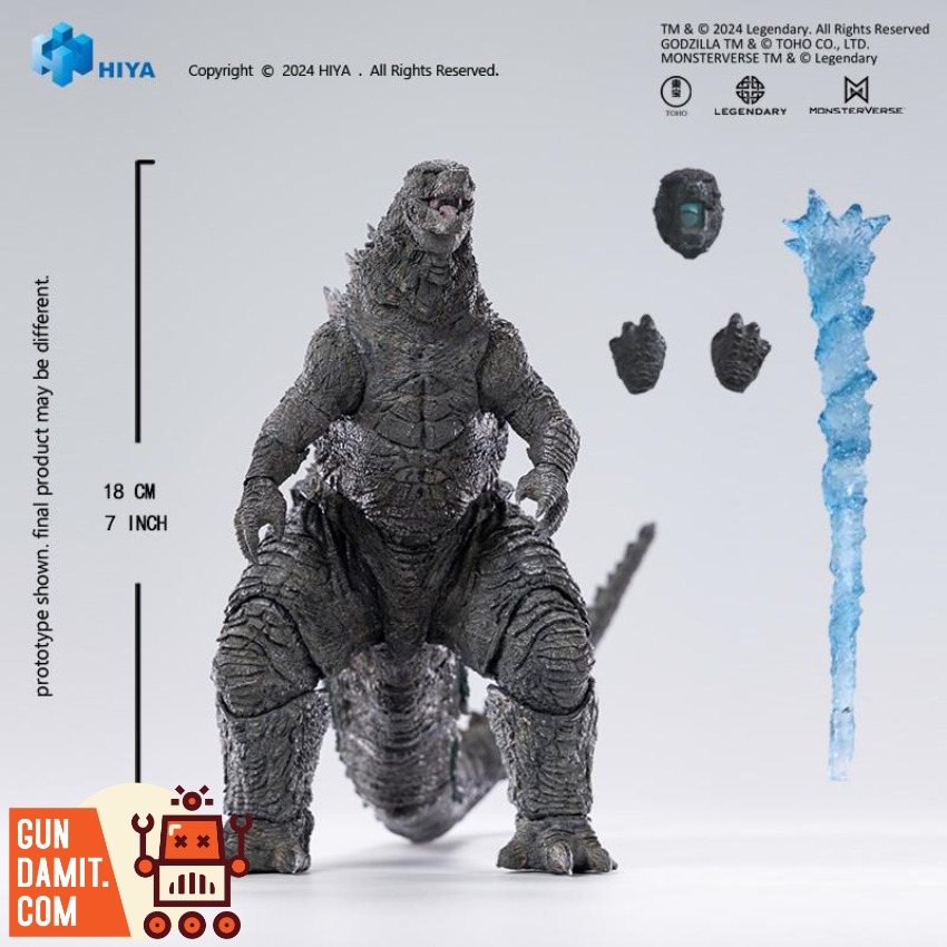Hiya Toys EBG0413 Exquisite Basic+ Godzilla vs. Kong Godzilla Heat