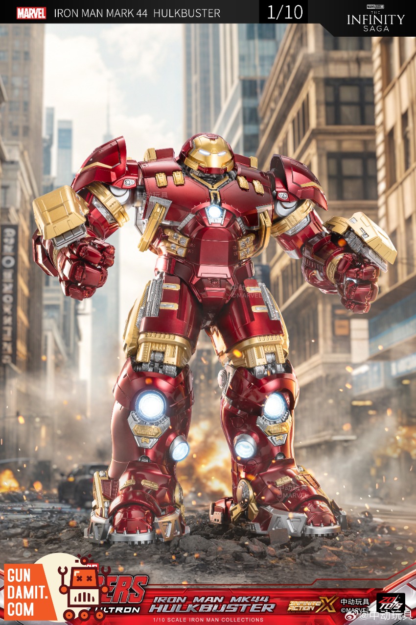 ZT Toys 1/10 Avengers: Age of Ultron Iron Man Hulkbuster MK44
