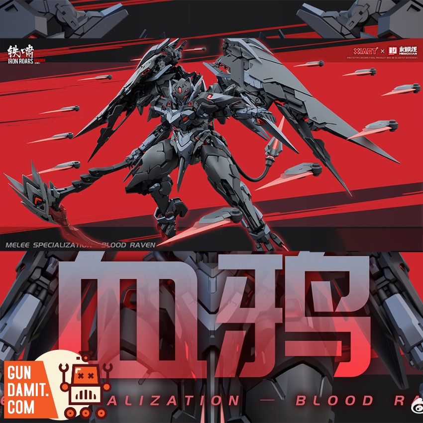 [Pre-Order] Hemoxian XiaoT YAMA001 Iron Roars Reborn Series Blood Raven Model Kit