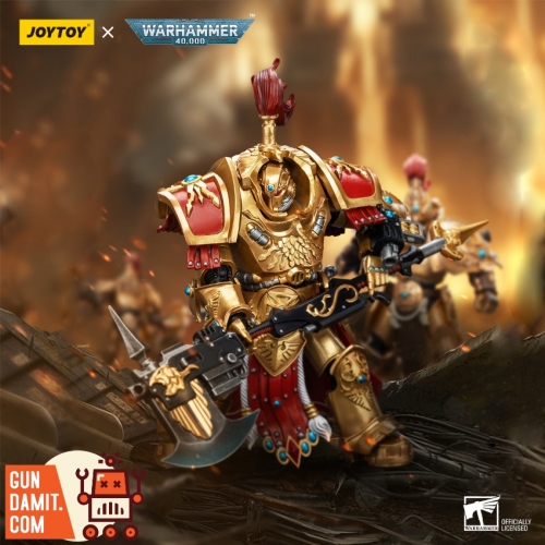 JoyToy 1/18 WH40K Allarus Custodian Castellan Axe Figure