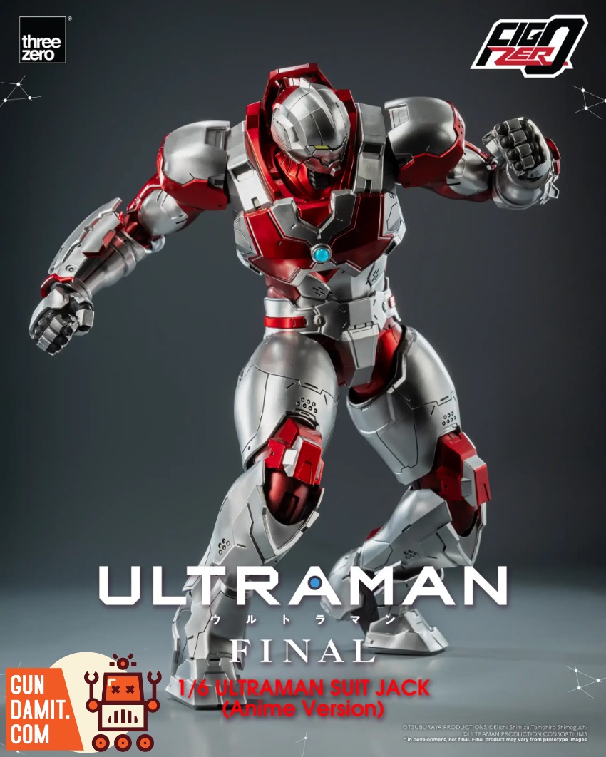 Threezero 1/6 Anime ULTRAMAN Final Season Figzero Ultraman Suit