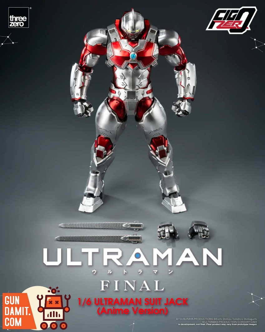 Threezero 1/6 Anime ULTRAMAN Final Season Figzero Ultraman Suit