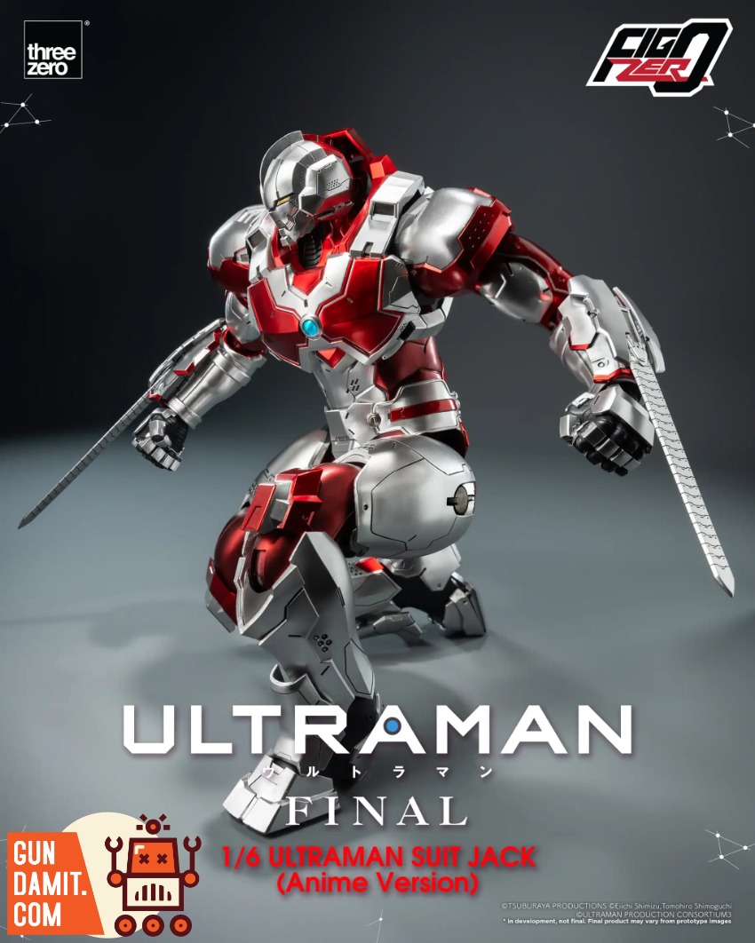 Threezero 1/6 Anime ULTRAMAN Final Season Figzero Ultraman Suit