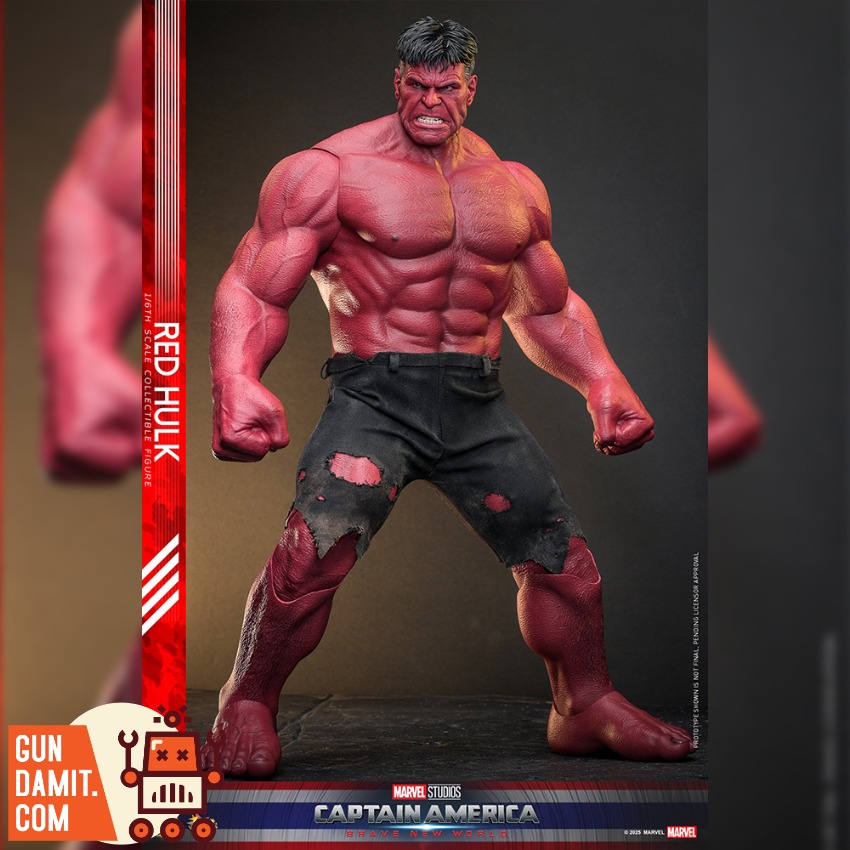 HotToys 1/6 MMS797 Captain America New World Order Red Hulk
