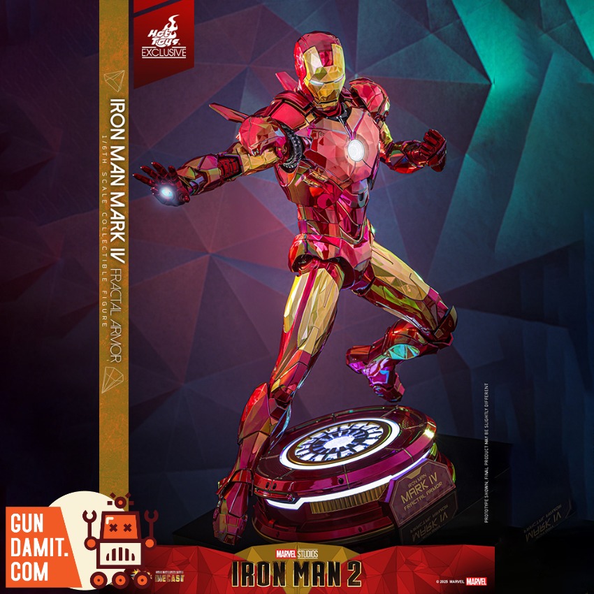 HotToys 1/6 MMS729 Iron Man 2 Iron Man Mark IV Fractal Armor Version
