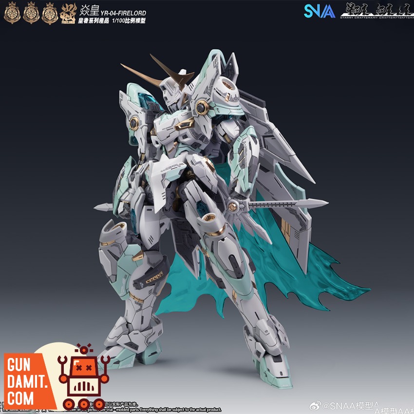 SNAA Model 1/100 YR-04 Particle Awakening Armament F.P.A.A. Fire Lord Model Kit