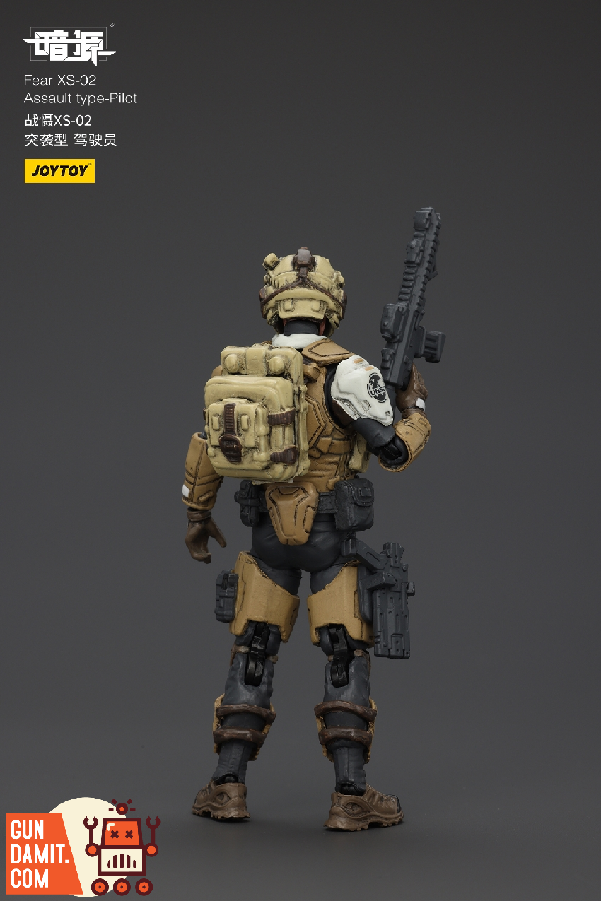 Figurine D'action JOYTOY Battle For The Stars - Fear XS-02 Assault Type & Pilot - Échelle 1/25 - Articulations Mobiles - À Partir De 15 Ans