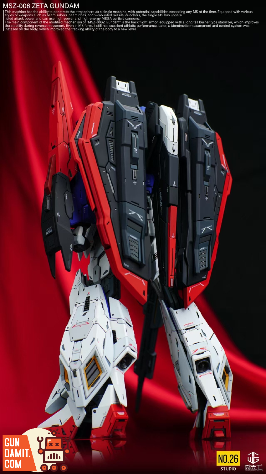 No.26 Studio 1/100 MG Garage Kit for Zeta Gundam Full Resin Kit