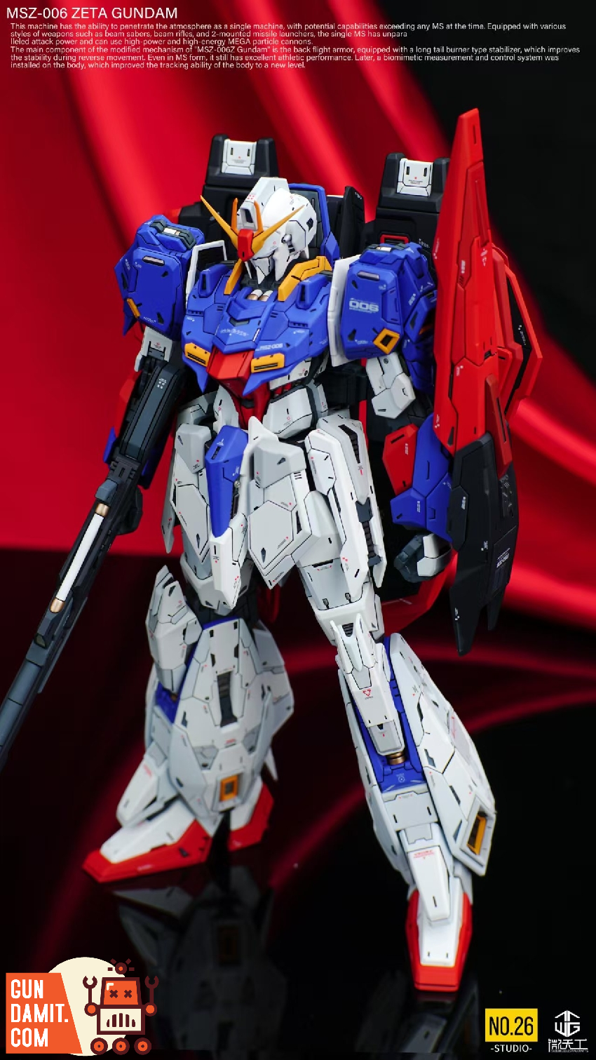 No.26 Studio 1/100 MG Garage Kit for Zeta Gundam Full Resin Kit
