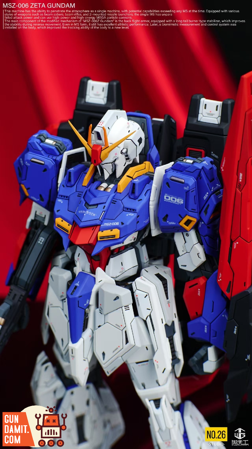No.26 Studio 1/100 MG Garage Kit for Zeta Gundam Full Resin Kit